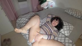 My StepMom gets fucked and fingered while I cum inside her plump pussy