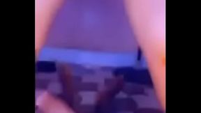 She tweaked on his dick