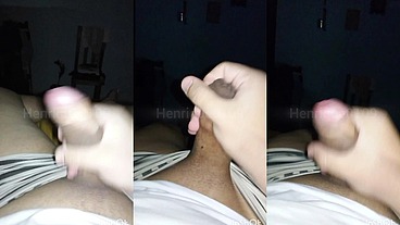 My cum flew