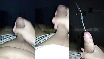 My cum flew