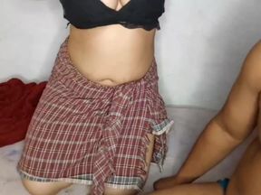 Girlfriend Has Wild Sex with Hindi Voice