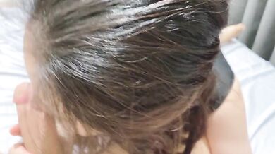 Edinburgh student’s wet POV blowjob for big cock