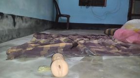 Young sexy Sumon fucking a sex toy her big panis entered very hardly