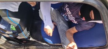 Big Dick with a Tight Glasses of Handsome Sissy Femboy on a Rubberless Cruise Fuck!