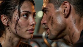 alex the firefighter who fucks his partner valeria before getting home with his wife- porn in spanish ai porn