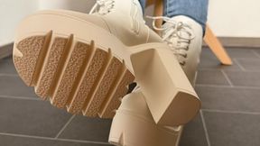 #19 Sandstone Dip - Front Lace Build & Rugged Underside Angle | 4K