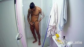 Hot Cock Shaving In Shower 10 Min