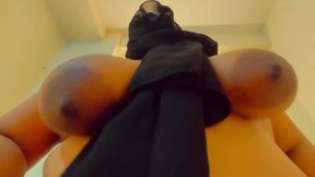 The Hot Saudi MILF Huge Stepmom Fucked By Stepson In Hotel - When Stepmom gets hot Saw Stepson masturbate (ARAB TABOO)