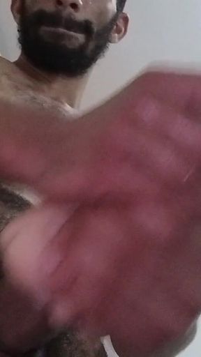 Handjob and Self-sucking