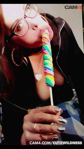 Her Wet Pussy Melts Huge Popsicle Girlfriend Webcam | CAM4