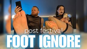 Post festival foot ignore