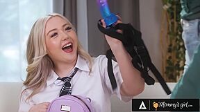 Stepmommys Girl - Milf Reya Lovenlight Offers Daily Strap-on Sex To Expelled Stepdaughter Eva Nyx