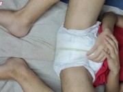 ABDL Boy Diaper Change And Masturbation