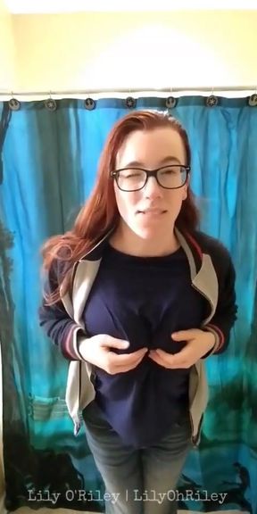 Pre-shower Strip, Tease and Squirt