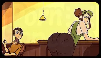 Voluptuous 3D Barista Fantasy with Stunning Curves