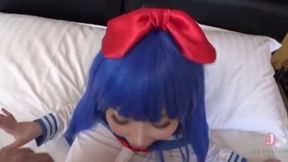 Cuddling with Sailor-Dressed Girl for Hilarious Prank Fun