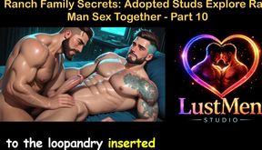 English Audio Gay Sex Story - Ranch Line Secrets Adopted Studs Explore Raw Man Sex Together - Part 10