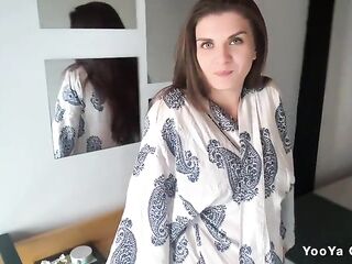 Sticky Indecent Cum From Stepmother's Dick Surprised Her Stepson