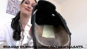 Sniff My Cheesy Slippers! Lady Victoria Valente