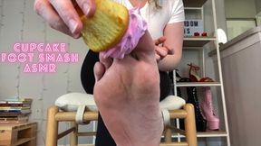 Cupcake Foot Smash ASMR