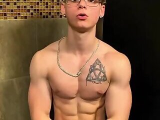 Young Muscle in Glasses