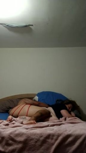 Girl smoking in panties while watching Bob's Burgers