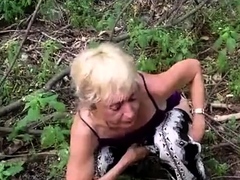 I Hope You Fuck Me Outdoors - Russian Blonde MILF Blowjob