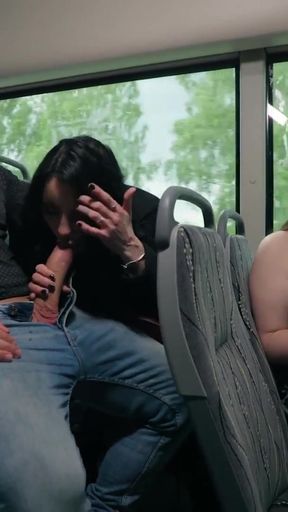 Epic moment from &quot;MATURE4K. I&#039;m so wet and want to suck your cock in the bus&quot;