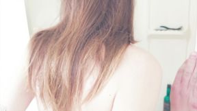 Petite Skinny Girl Shower Bate. Cuming and Orgasms with Toothbrush, Dildo, Shower Head and Fingers!!