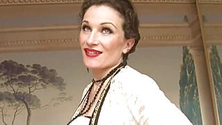 French MILF shaved pussy and ass fucked