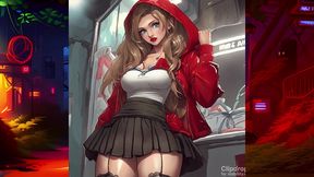 lil thick riding hood & the big bad wolf gang a cyberpunk story