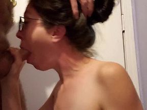 Tiny Tits Glazed Milf Brunette