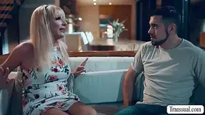 Shy Stepson Fucks The Big Ass Of His Trans