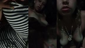 en la alberca del hotel