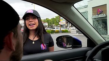 I Pick Up Slutty Taco Bell Worker &amp_ Fuck Her in My Car! Melztube, Steve Rickz