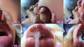 Mouth And Spit Play While Fucked Cum In Mouth