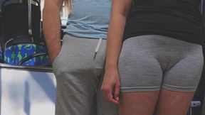 Public Bus Handjob Stranger Cum Raw, risky, and fucking hot! She strokes his thick cock, teasing him until he explodes in public