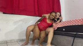 ASIAN WOMAN PUTTING THE DWARF SLAVE TO CARRY BY KIARA AND EVIL DWARF CAM FULL HD CLIP 1