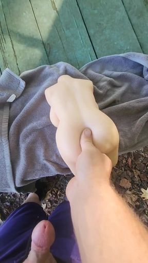 Must-see moment from "Took my doll to the park, and had a creampie for dessert."