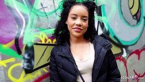 GERMAN SCOUT - Tiny Brown PAWG Girl Dilara Baby Fucked Rough at the First Date