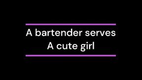 A Bartender works a night shift