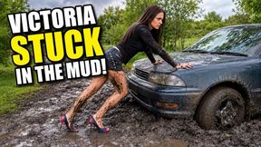Vika Gets Deeply Stuck in the Mud Full Video 20 Min 1080