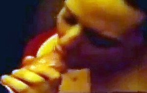 Amateur girlfriend sucks on a big intense cock -