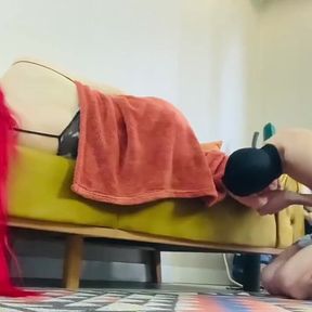 Step-son Cum on My Feet