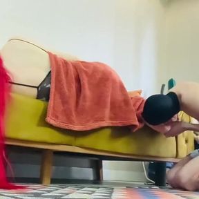 Step-son Cum on My Feet