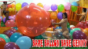 Bare Balloon Babe