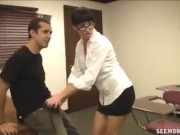 Tag-blowjob in the classroom