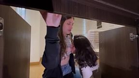 I got head by my scorching maid while cleaning the study area