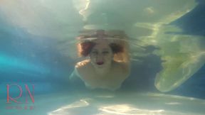 Underwater pussy show. Mermaid fingering masturbation 2