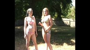 tracy & samara mae vintage girlfriends play in the sun sfw